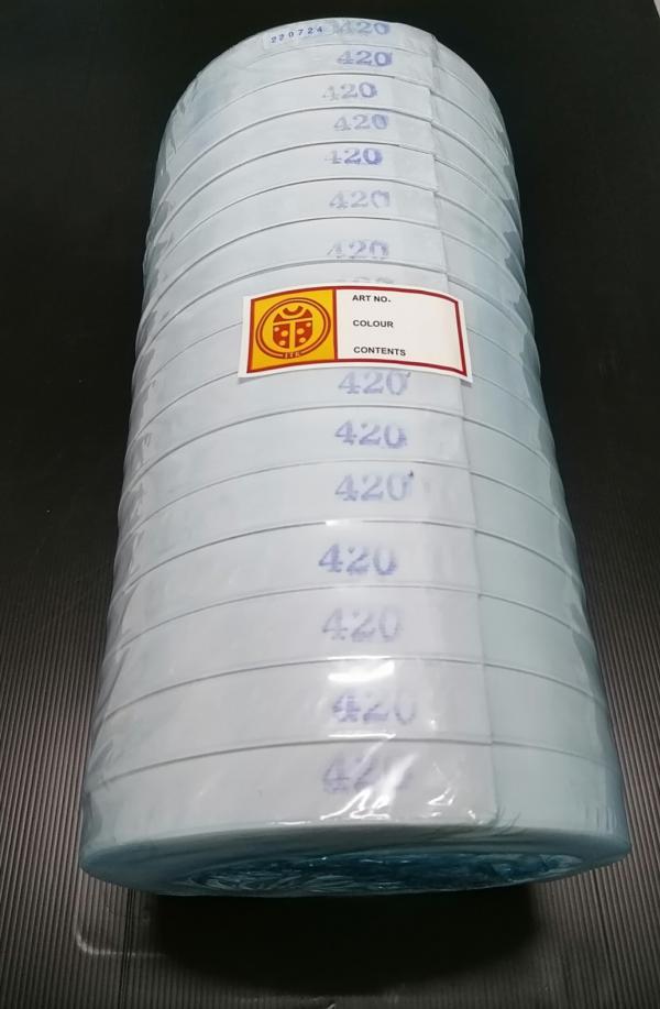 ยางยืด เบอร์ 420 สีขาว  ขนาด 1