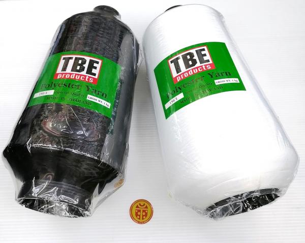 ด้ายฟูน้อย ขาว 130 ดำ 150
