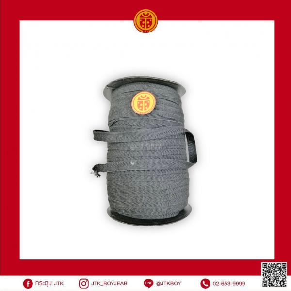 เทป​ก้างปลา​  Cotton 10 mm. ดำ​  1 หลอด​  (1 หลอด​ 100 หลา)​